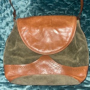 Leather satchel